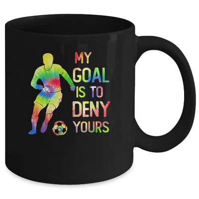 My Goal Deny Yours Goalie Soccer Player Sports Futbol Keeper Mug | teecentury