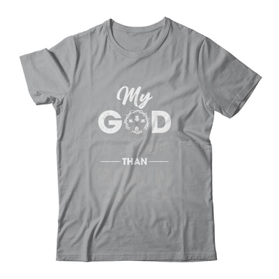 My God Is Stronger Than Brain Cancer Awareness T-Shirt & Hoodie | Teecentury.com