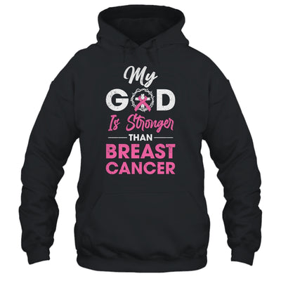 My God Is Stronger Than Breast Cancer Awareness T-Shirt & Hoodie | Teecentury.com