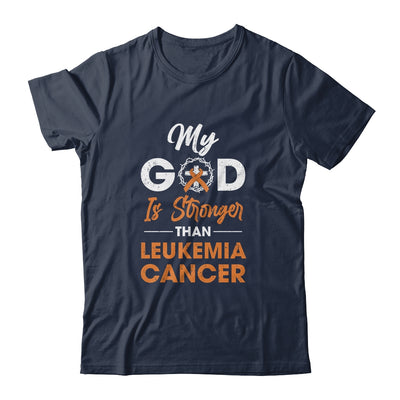 My God Is Stronger Than Leukemia Cancer Awareness T-Shirt & Hoodie | Teecentury.com