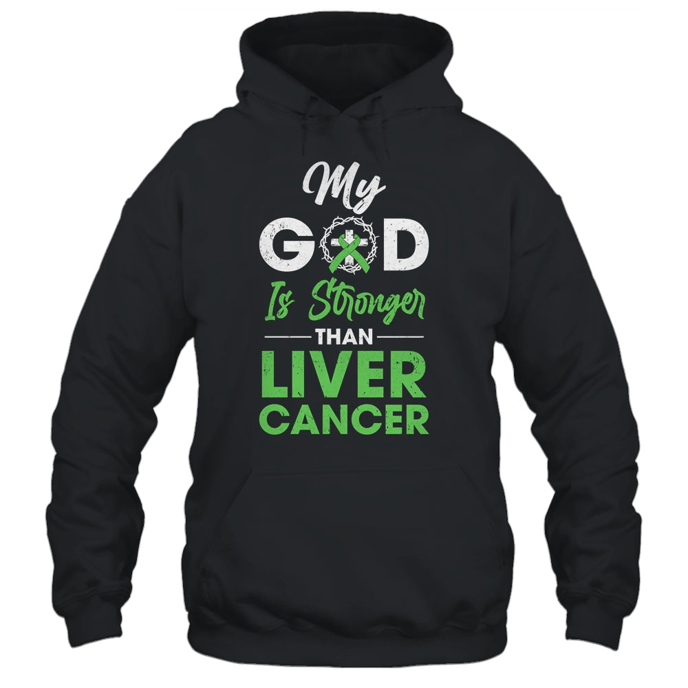 My God Is Stronger Than Liver Cancer Awareness T-Shirt & Hoodie | Teecentury.com