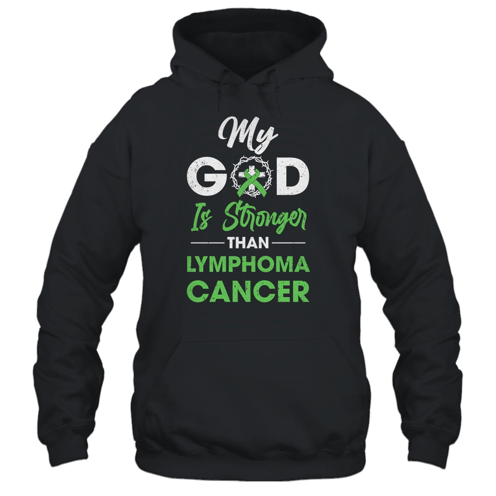 My God Is Stronger Than Lymphoma Cancer Awareness T-Shirt & Hoodie | Teecentury.com