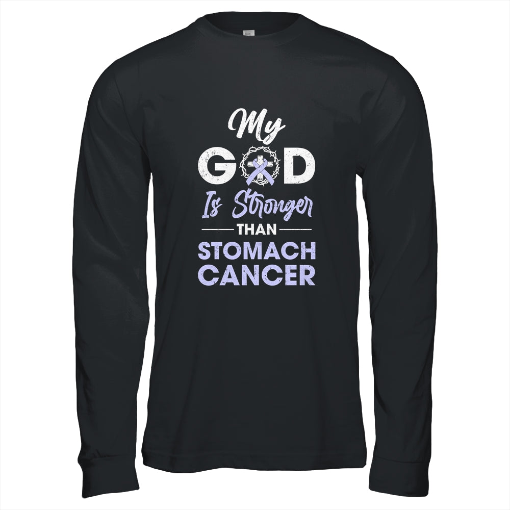 My God Is Stronger Than Stomach Cancer Awareness T-Shirt & Hoodie | Teecentury.com