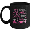 My Heroes I Wear Pink For My Daughter Breast Cancer Awareness Mug Coffee Mug | Teecentury.com
