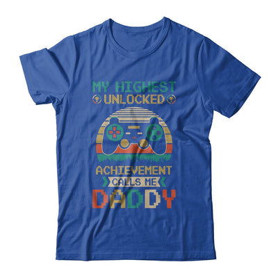 My Highest Unlocked Achievement Calls Me Daddy Gamer T-Shirt & Hoodie | Teecentury.com