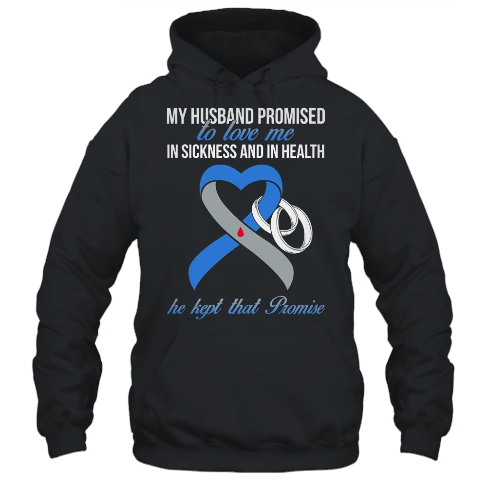 My Husband Promises To Me In Sickness Diabetes Awareness T-Shirt & Hoodie | Teecentury.com