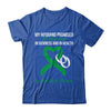 My Husband Promises To Me In Sickness Lymphoma Green Ribbon T-Shirt & Hoodie | Teecentury.com