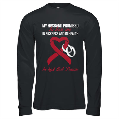 My Husband Promises To Me In Sickness Multiple Myeloma T-Shirt & Hoodie | Teecentury.com