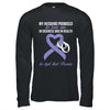 My Husband Promises To Me In Sickness Stomach Periwinkle Ribbon T-Shirt & Hoodie | Teecentury.com