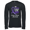 My Husbands Fight Is My Fight Crohns Disease Awareness T-Shirt & Hoodie | Teecentury.com