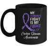My Husbands Fight Is My Fight Crohns Disease Awareness Mug Coffee Mug | Teecentury.com