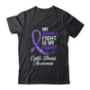 My Husbands Fight Is My Fight Cystic Fibrosis Awareness T-Shirt & Hoodie | Teecentury.com
