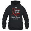 My Husbands Fight Is My Fight Multiple Myeloma Awareness T-Shirt & Hoodie | Teecentury.com