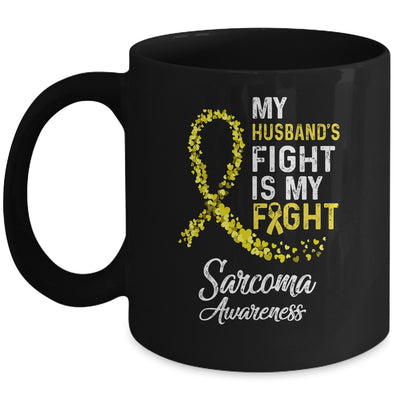 My Husbands Fight Is My Fight Stomach Cancer Awareness Mug Coffee Mug | Teecentury.com