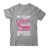 My Scars Tell A Story Breast Cancer Awareness Support T-Shirt & Hoodie | Teecentury.com