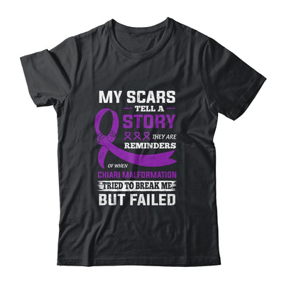 My Scars Tell A Story Chiari Malformation Awareness T-Shirt & Hoodie | Teecentury.com