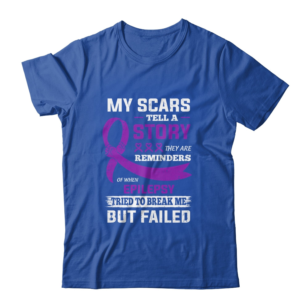 My Scars Tell A Story Epilepsy Awareness T-Shirt & Hoodie | Teecentury.com