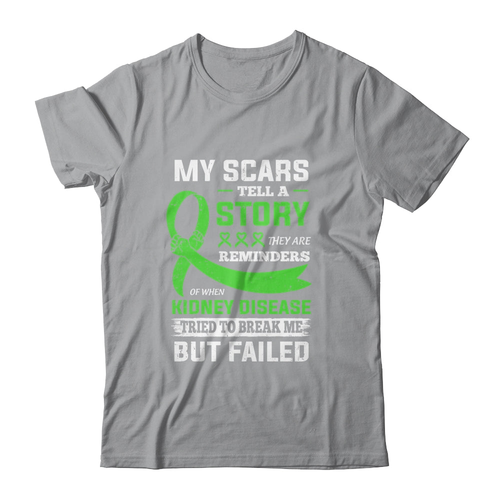 My Scars Tell A Story Kidney Disease Awareness T-Shirt & Hoodie | Teecentury.com