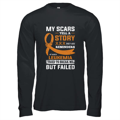 My Scars Tell A Story Leukemia Awareness T-Shirt & Hoodie | Teecentury.com
