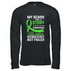 My Scars Tell A Story Liver Cancer Awareness T-Shirt & Hoodie | Teecentury.com