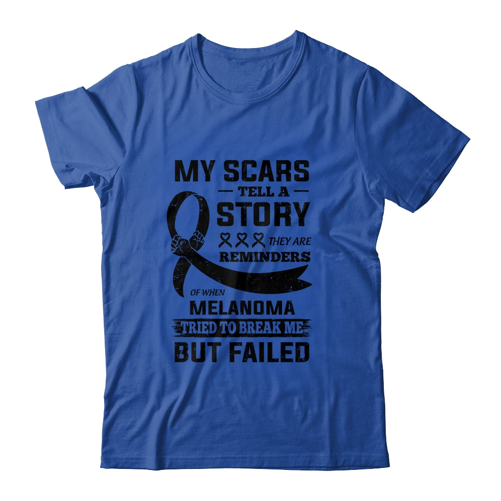 My Scars Tell A Story Melanoma Awareness T-Shirt & Hoodie | Teecentury.com