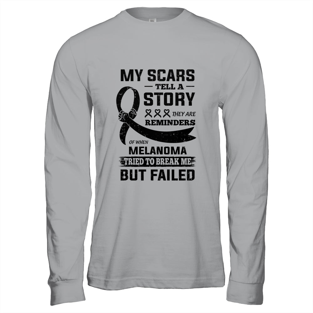My Scars Tell A Story Melanoma Awareness T-Shirt & Hoodie | Teecentury.com