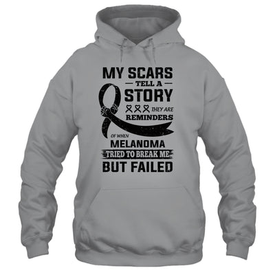 My Scars Tell A Story Melanoma Awareness T-Shirt & Hoodie | Teecentury.com