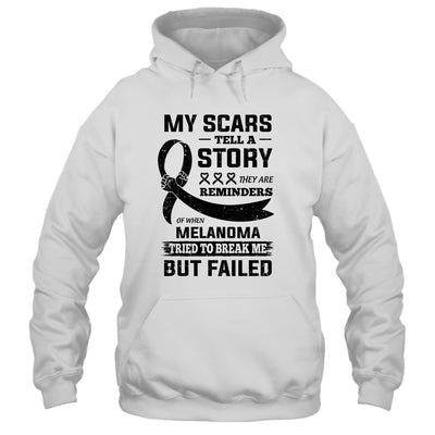 My Scars Tell A Story Melanoma Awareness T-Shirt & Hoodie | Teecentury.com