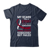 My Scars Tell A Story Throat Cancer Awareness T-Shirt & Hoodie | Teecentury.com