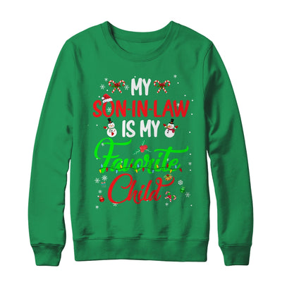 My Son In Law Is My Favorite Child From Mother In Law Xmas Shirt & Sweatshirt | teecentury