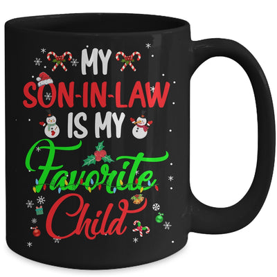 My Son In Law Is My Favorite Child From Mother In Law Xmas Mug | teecentury