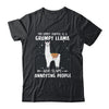 My Spirit Animal Is Grumpy Llama Who Slaps Annoying T-Shirt & Tank Top | Teecentury.com