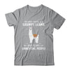 My Spirit Animal Is Grumpy Llama Who Slaps Annoying T-Shirt & Tank Top | Teecentury.com