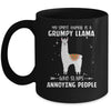 My Spirit Animal Is Grumpy Llama Who Slaps Annoying Mug Coffee Mug | Teecentury.com