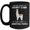 My Spirit Animal Is Grumpy Llama Who Slaps Annoying Mug Coffee Mug | Teecentury.com