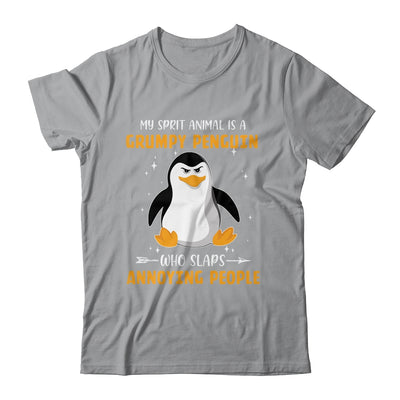 My Spirit Animal Is Grumpy Penguin Who Slaps Annoying T-Shirt & Tank Top | Teecentury.com