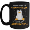 My Spirit Animal Is Grumpy Penguin Who Slaps Annoying Mug Coffee Mug | Teecentury.com