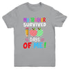 My Teacher Survived 100 Days Of Me Funny School Youth Shirt | teecentury