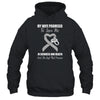 My Wife Promises To Love Me In Sickness Grey Ribbon Brain T-Shirt & Hoodie | Teecentury.com