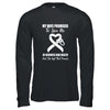 My Wife Promises To Love Me In Sickness White Lung Cancer T-Shirt & Hoodie | Teecentury.com