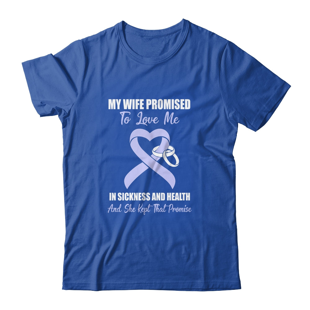 My Wife Promises To Love Me In Stomach Cancer T-Shirt & Hoodie | Teecentury.com