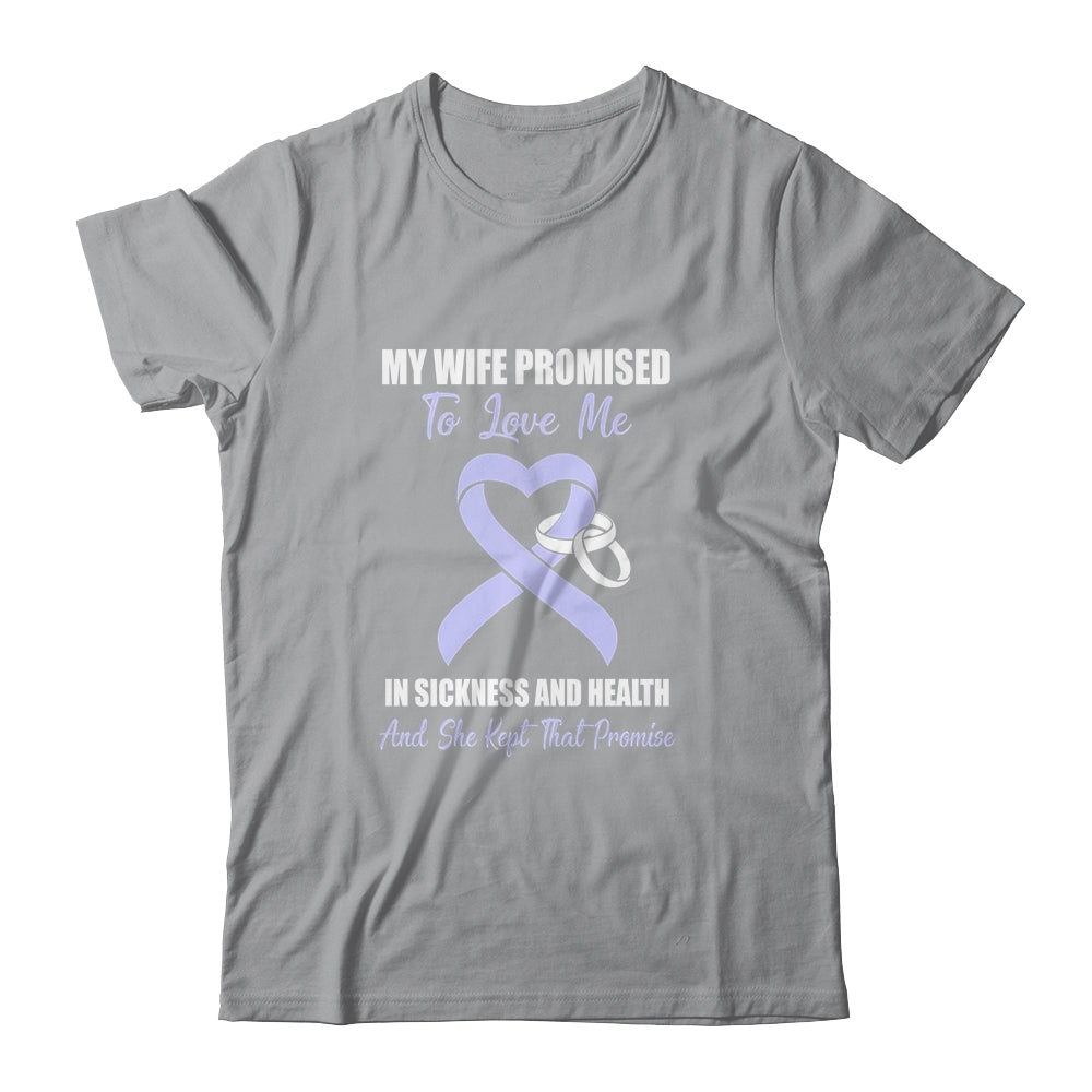 My Wife Promises To Love Me In Stomach Cancer T-Shirt & Hoodie | Teecentury.com