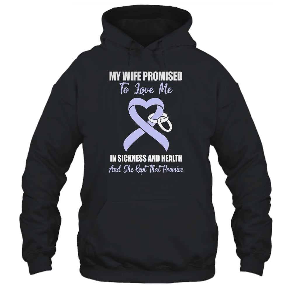 My Wife Promises To Love Me In Stomach Cancer T-Shirt & Hoodie | Teecentury.com