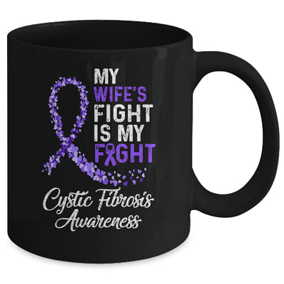 My Wifes Fight Is My Fight Cystic Fibrosis Awareness Mug Coffee Mug | Teecentury.com