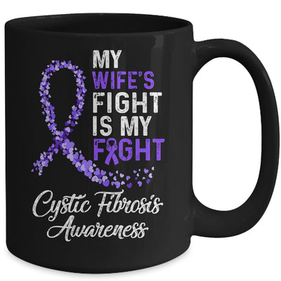 My Wifes Fight Is My Fight Cystic Fibrosis Awareness Mug Coffee Mug | Teecentury.com