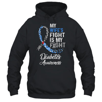 My Wifes Fight Is My Fight Diabetes Cancer Awareness T-Shirt & Hoodie | Teecentury.com