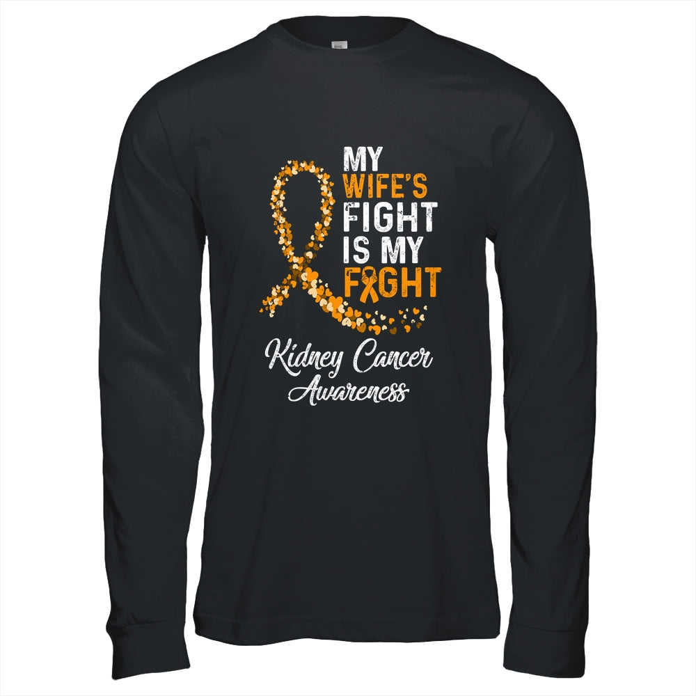 My Wifes Fight Is My Fight Kidney Cancer Awareness T-Shirt & Hoodie | Teecentury.com