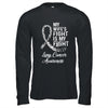 My Wifes Fight Is My Fight Lung Cancer Awareness T-Shirt & Hoodie | Teecentury.com