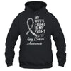 My Wifes Fight Is My Fight Lung Cancer Awareness T-Shirt & Hoodie | Teecentury.com