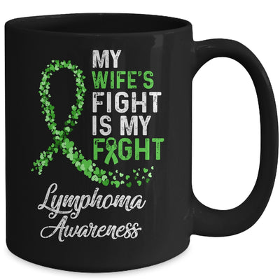 My Wifes Fight Is My Fight Lymphoma Cancer Awareness Mug Coffee Mug | Teecentury.com